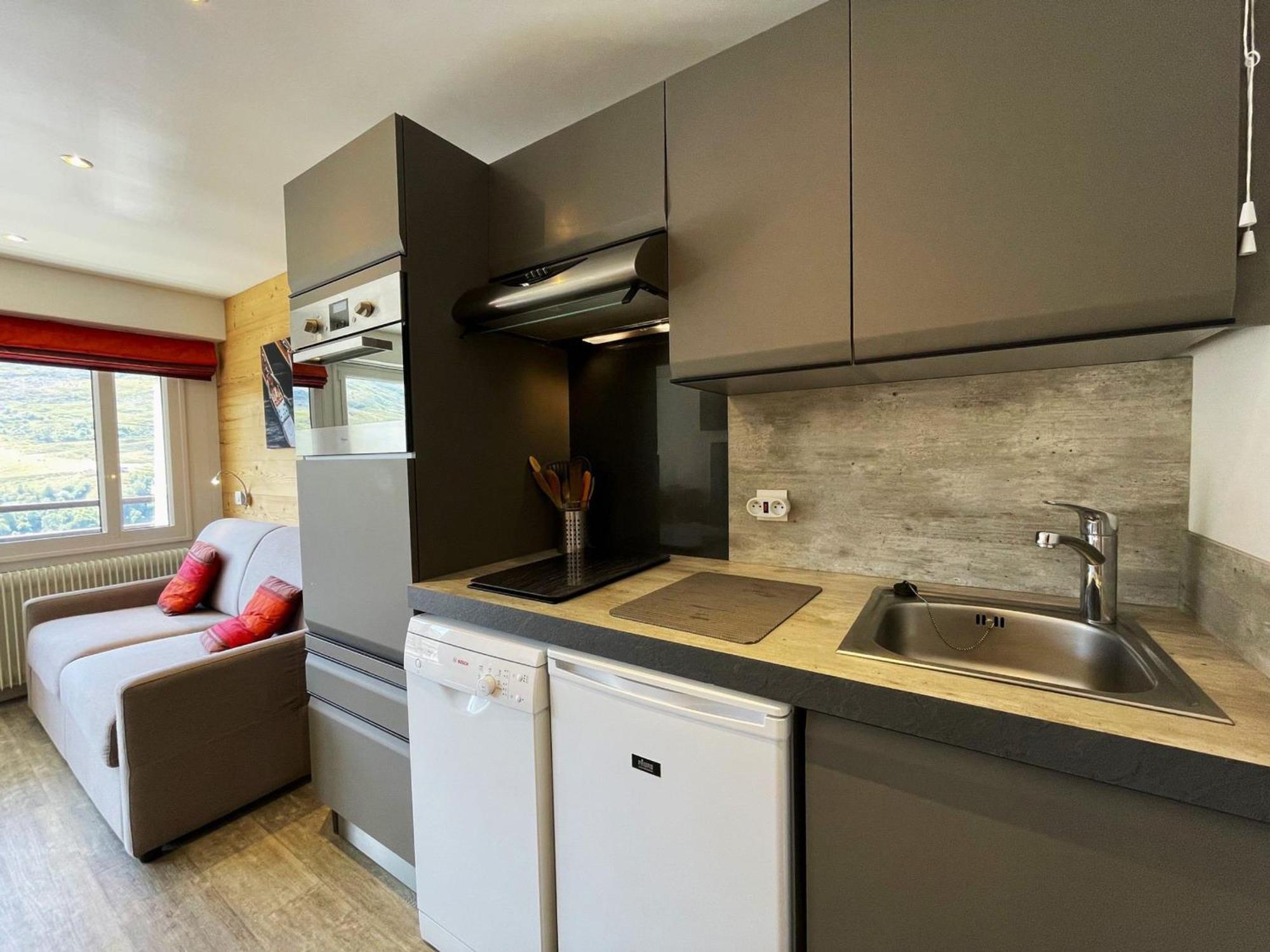 Studio Renove Pour 4, Ski Aux Pieds, La Croisette, Les Menuires - Fr-1-452-230 سان-مارتن-دي-بيفيل المظهر الخارجي الصورة