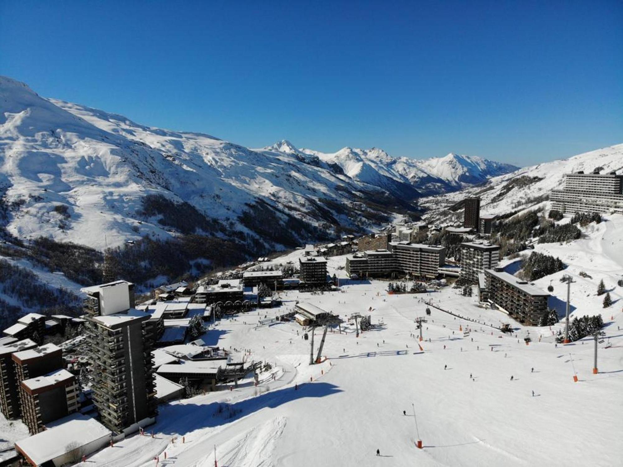 Studio Renove Pour 4, Ski Aux Pieds, La Croisette, Les Menuires - Fr-1-452-230 سان-مارتن-دي-بيفيل المظهر الخارجي الصورة