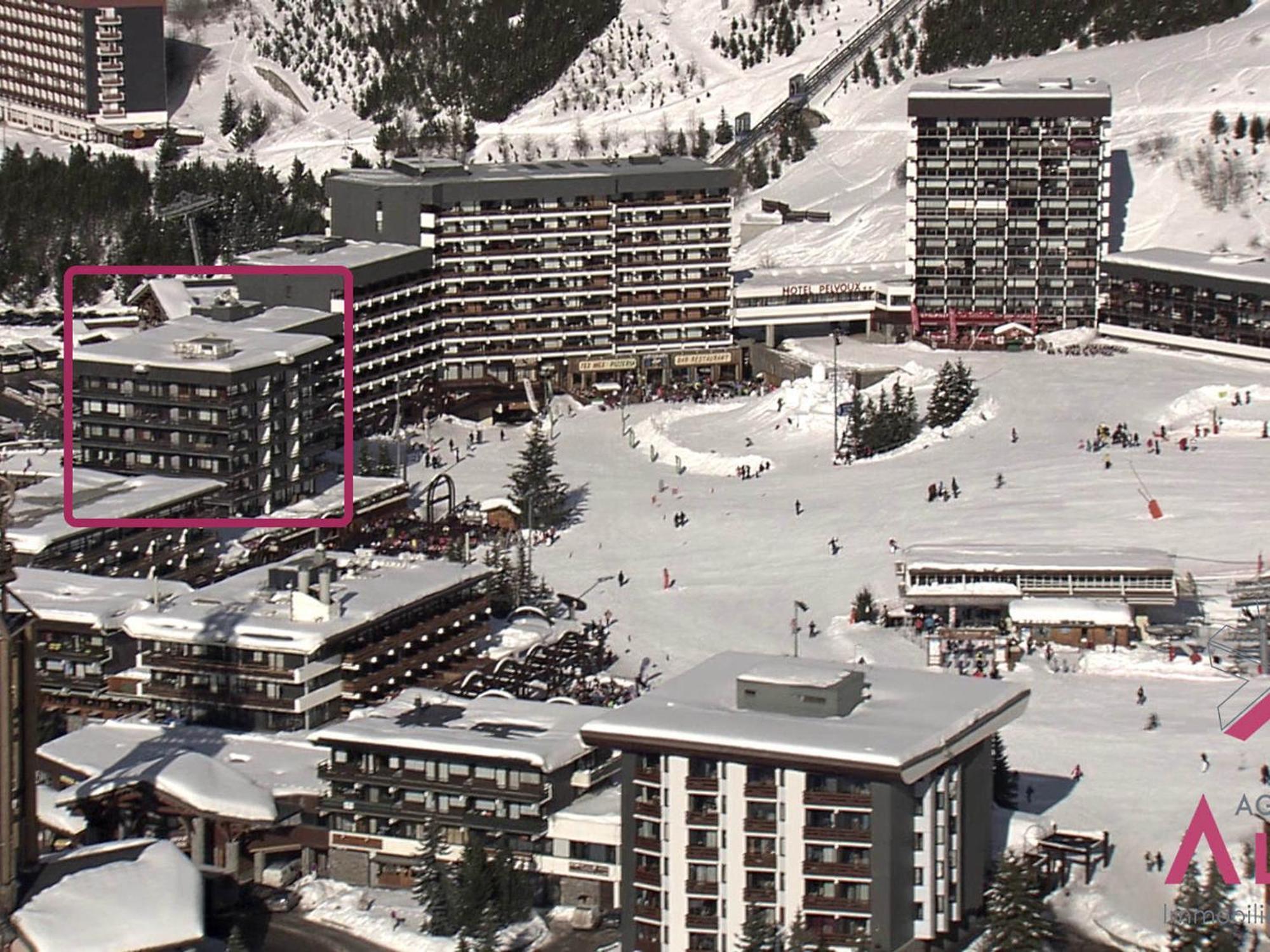Studio Renove Pour 4, Ski Aux Pieds, La Croisette, Les Menuires - Fr-1-452-230 سان-مارتن-دي-بيفيل المظهر الخارجي الصورة